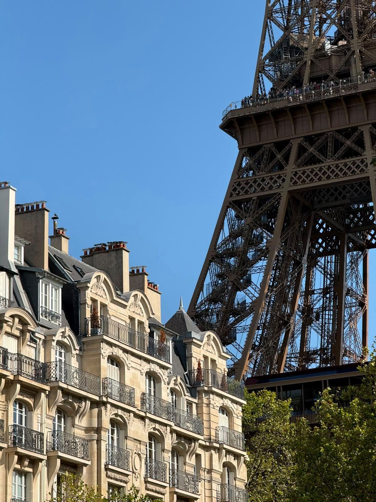 Eyfel Kulesi ve Paris cepheleri